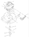 Part Location Diagram of 105-8570 Toro Decal-Recoil