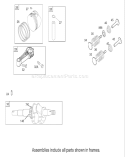 Crankshaft Assembly Diagram and Parts List for 20037 220000001-220999999 - 2002 Toro Lawn Mower