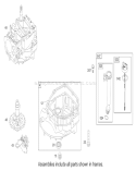 Crankcase Assembly Diagram and Parts List for 20037 220000001-220999999 - 2002 Toro Lawn Mower