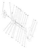 Part Location Diagram of 98-7135 Toro Wheel Assembly