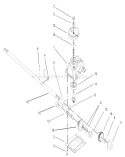 Part Location Diagram of 104-7673 Toro Shaft-Output