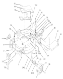 Part Location Diagram of 92-1750 Toro Kicker-Rear