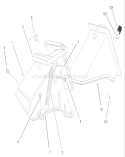 Part Location Diagram of 77-0500 Toro Discharge Plug Asm