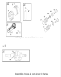 Crankshaft Assembly Diagram and Parts List for 20037 230000001-230999999 - 2003 Toro Lawn Mower
