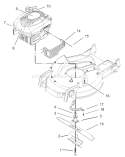 Part Location Diagram of 105-6848-03 Toro Accelerator-blade