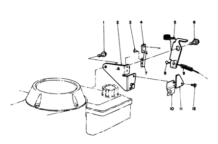 Brake Assembly Diagram and Parts List for 16212 0000001 - 0999999 Toro Lawn Mower