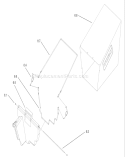 Rear Bagger Assembly Diagram and Parts List for 20038 220000001-220999999 - 2002 Toro Lawn Mower