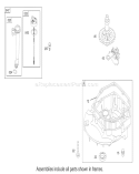 Crankcase Assembly Diagram and Parts List for 20038 220000001-220999999 - 2002 Toro Lawn Mower