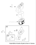 Part Location Diagram of 691189 Husqvarna Bracket-Casing Clamp