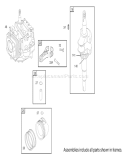 Crankshaft Assembly Diagram and Parts List for 20038 230000001-230999999 - 2003 Toro Lawn Mower
