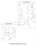 Gasket Assembly Diagram and Parts List for 20039 220000001-220999999 - 2002 Toro Lawn Mower