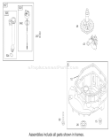 Crankcase Assembly Diagram and Parts List for 20039 220000001-220999999 - 2002 Toro Lawn Mower