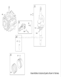 Crankshaft Assembly Diagram and Parts List for 20039 220000001-220999999 - 2002 Toro Lawn Mower