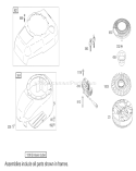 Blower Housing Assembly Diagram and Parts List for 20039 240000001-240999999 - 2004 Toro Lawn Mower