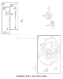 Crankcase Assembly Diagram and Parts List for 20039 240000001-240999999 - 2004 Toro Lawn Mower