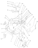 Housing And Wheel Assembly Diagram and Parts List for 20040 210000001-210999999 - 2001 Toro Lawn Mower