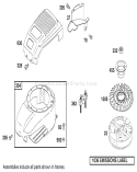 Blower Housing and Flywheel Diagram and Parts List for 20040 210000001-210999999 - 2001 Toro Lawn Mower