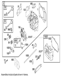 Cylinder Head Assembly Diagram and Parts List for 20040 210000001-210999999 - 2001 Toro Lawn Mower