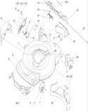 Housing Assembly Diagram and Parts List for 20017 250000001-250999999 - 2005 Toro Lawn Mower