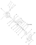 Part Location Diagram of 62-3900 Toro V-belt E