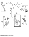 Governor Assembly Diagram and Parts List for 20045 210000001-210999999 - 2001 Toro Lawn Mower
