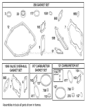 Gasket Assembly Diagram and Parts List for 20045 210000001-210999999 - 2001 Toro Lawn Mower