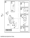 Carburetor Assembly Diagram and Parts List for 20045 9900001-9999999 - 1999 Toro Lawn Mower