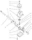 Gear Case Assembly Diagram and Parts List for 20045 9900001-9999999 - 1999 Toro Lawn Mower