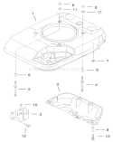 Cover and Cooling Assembly Diagram and Parts List for 20046 200000001-200999999 - 2000 Toro Lawn Mower