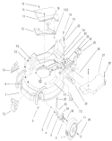 Housing And Wheel Assembly Diagram and Parts List for 20046 210000001-210999999 - 2001 Toro Lawn Mower