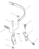 Brake Band Assembly Diagram and Parts List for 20046 210000001-210999999 - 2001 Toro Lawn Mower