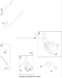 Governor Assembly Diagram and Parts List for 20047 260000001-260999999 - 2006 Toro Lawn Mower