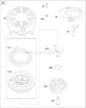 Part Location Diagram of 281505s Husqvarna Pawl-Ratchet