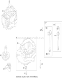 Crankcase Assembly Diagram and Parts List for 20047 260000001-260999999 - 2006 Toro Lawn Mower