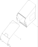 Rear Bag Assembly Diagram and Parts List for 20049 250000001-250999999 - 2005 Toro Lawn Mower