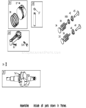 Crankshaft Assembly Diagram and Parts List for 20049 250000001-250999999 - 2005 Toro Lawn Mower