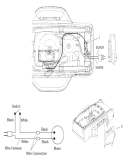 Electrical Wiring and Discharge Chute Assembly Diagram and Parts List for 20050 200000001-200999999 - 2000 Toro Lawn Mower