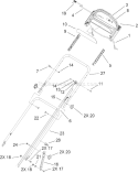 Part Location Diagram of 108-8158 Toro Cable-traction