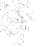 Housing Assembly Diagram and Parts List for 20054 270000001-270999999 - 2007 Toro Lawn Mower