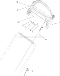 Part Location Diagram of 108-3760 Toro Cable Asm