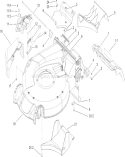 Housing Assembly Diagram and Parts List for 20056 260000001-260999999 - 2006 Toro Lawn Mower