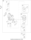 Carburetor Assembly Diagram and Parts List for 20056 270000001-270999999 - 2007 Toro Lawn Mower