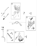 Governor Assembly Diagram and Parts List for 20057 260000001-260999999 - 2006 Toro Lawn Mower