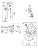 Crankcase Assembly Diagram and Parts List for 20057 260000001-260999999 - 2006 Toro Lawn Mower