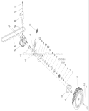 Part Location Diagram of 104-7676 Toro Gear Case Assembly