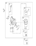 Carburetor Assembly Diagram and Parts List for 20058 250000001-250999999 - 2005 Toro Lawn Mower