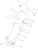 Part Location Diagram of 99-6385 Toro Clip-Hold Down
