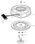 Page H Diagram and Parts List for 20060 9900001-9999999 - 1999 Toro Lawn Mower