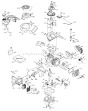 Engine Diagram and Parts List for 20061 9900001-9999999 - 1999 Toro Lawn Mower