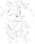 Deck, Side Chute and Rear Door Assembly Diagram and Parts List for 20066 280000001-280999999 - 2008 Toro Lawn Mower